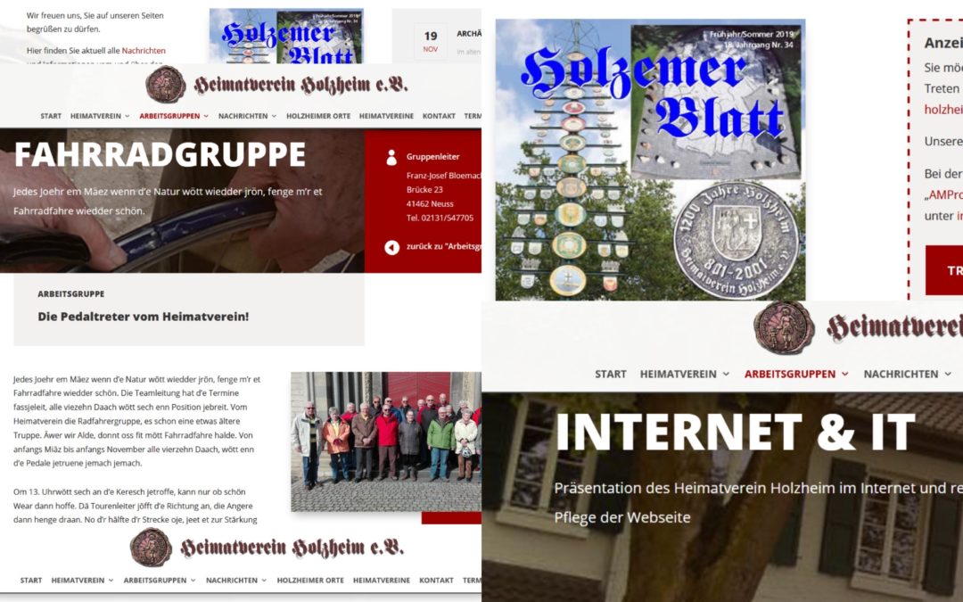 Sponsor der Internetpräsenz des Heimatvereins Holzheim e. V.